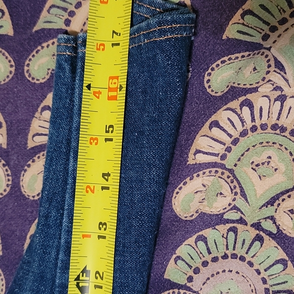 VINTAGE WRANGLER Denim Blazer NEVER WORN Raw Unwashed Denim - Picture 12 of 13